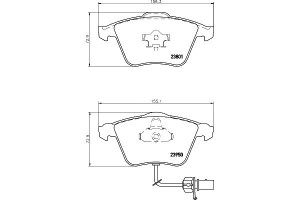 Klocki Hamulcowe Mintex 480698157r 8e0698151c 4f06