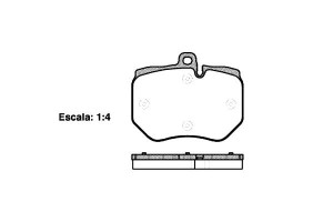 Klocki Hamulcowe Remsa 4f0698151j 4f0698151e 4l069