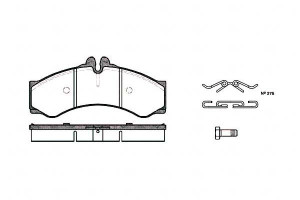 Klocki Hamulcowe Mercedes Sprinter Vario Vw Lt 20m