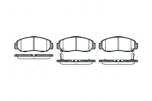 Klocki Hamulcowe Honda Civic Stream 17mm Wva23729