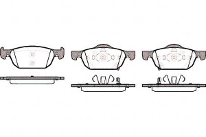 Klocki Hamulcowe Honda Accord Civic 17.5mm Wva2479