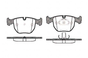 Klocki Hamulcowe Bmw 5 E39 7 E38 X5 E53 19.3mm Wva