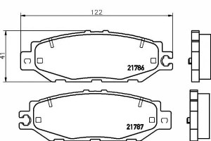 Klocki Hamulcowe Lexus Tył Ls 400 89-00 Textar