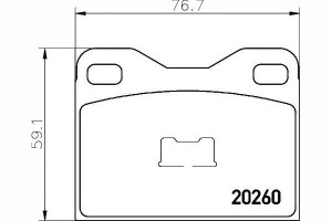 Klocki Hamulcowe P Audi 100 90-94 Textar