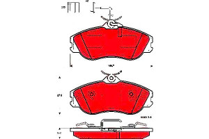 Klocki Hamulcowe Vw Przód A80 100 200 83-95 Z Czuj