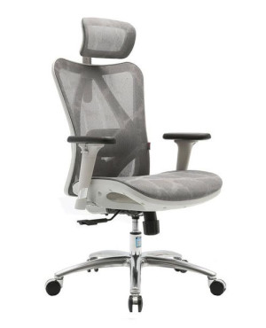 Fotel ergonomiczny ANGEL biurowy obrotowy kalistO Szary
