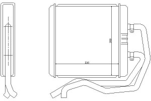 Nagrzewnica (220x262x25) Iveco Daily Iii 2.3d-3.0d