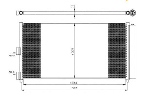 Skraplacz Klimatyzacji Fiat Punto Doblo 99- Nrf