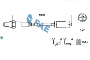 Sonda Lambda Bmw 3 (e46) 5 (e60) 5 (e61) 6 (e63) 6