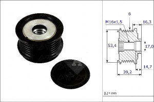 Koło Pasowe Alternatora Ford 1,4tdci-2,0tdci 08- I