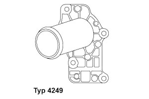 Termostat Porsche 83c Wahler