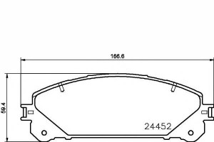 Klocki Hamulcowe Lexus Przód Rx 09- Rav 4 12- Text