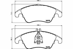 Klocki Hamulcowe Mercedes Przód W204 280-350 W212