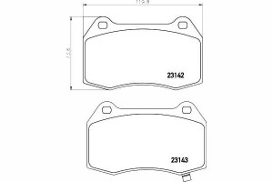 Klocki Hamulcowe Nissan Przód 350 Z 3,5 02- Textar