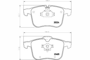 Klocki Hamulcowe Opel Przód Vectra C 02- 2,8 3,2 V