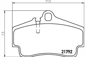 Klocki Hamulcowe Porsche Tył 911 (996) Carrera 97-