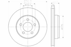 Tarcze Hamulcowe 2szt Jeep Cherokee 08- Textar