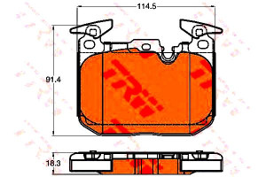 Klocki Hamulcowe Bmw Przód 3 11- 4 13- Z Pakietem