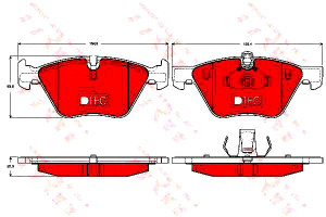 Klocki Hamulcowe Bmw Przód 3 5 X1 Z4 04- Dtec Cote