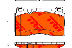 Klocki Hamulcowe Mercedes Tył C218 X218 W212 S212