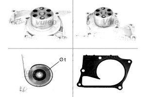 Pompa Wody Megane 1.5dci Valeo