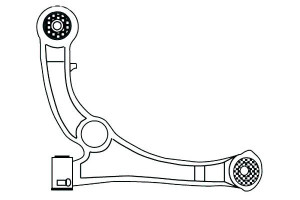 Wahacz Przód Lewy Fiat Stilo 01> Frap