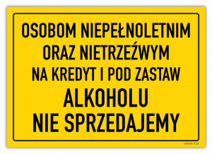 Osobom Niepełnoletnim Alkoholu Nie Sprzedajemy