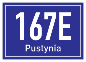 Tabliczka z numerem domu