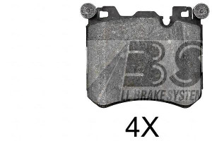 Klocki Hamulcowe Bmw X5 F15 12- Przód A.b.s.