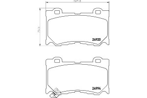 Klocki Hamulcowe Hella Pagid D10601tg1c D1060jl00j