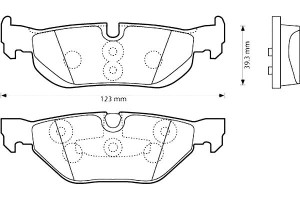 Klocki Hamulcowe Ceramiczne Bmw 1 (e81) 1 (e82) 1