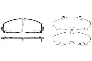 Klocki Hamulcowe Remsa K68144163af K68159579aa 681