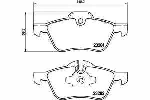 Klocki Hamulcowe Przód Mini (r50 R53) (r52) 1.4d 1