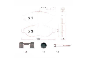 Klocki Hamulcowe Citroen Jumper 06- Zimmermann