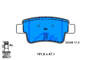 Klocki Hamulcowe Abarth Grande Punto Fiat Grande P