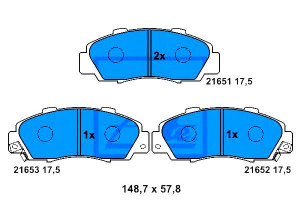 Klocki Hamulcowe Acura Tl Honda Accord Iv Accord V