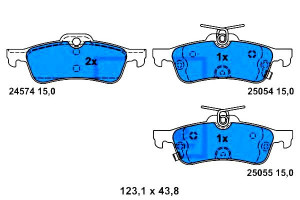 Klocki Hamulcowe Honda Civic Ix 1.4-2.2d 02.12- At