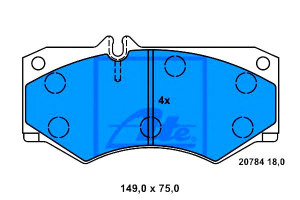 Klocki Hamulcowe Mercedes G (w460) G (w461) G (w46