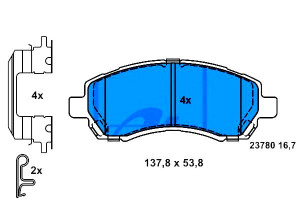 Klocki Hamulcowe Subaru Impreza Legacy Ii Legacy I