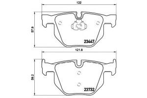 Klocki Hamulcowe Bmw X5 E70 07-13 Tył Brembo