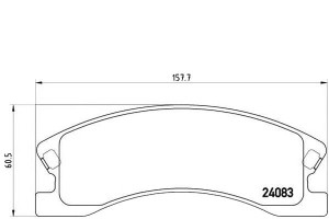 Klocki Hamulcowe Jeep Grand Cherokee Ii 99-05 Brem