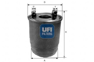 Filtr Paliwa Diesel Ufi