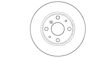 Tarcze Hamulcowe 2szt Daihatsu Applause 89-00 A.b.