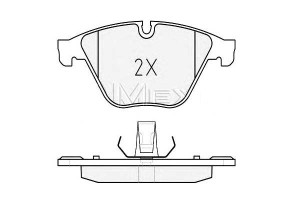 Klocki Hamulcowe Bmw Przód F10 525-535b D 10- Meyl