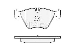 Klocki Hamulcowe Bmw Przód F10 F11 520-535 10- Mey