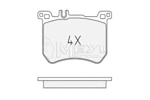 Klocki Hamulcowe Mercedes Przód R231 W222 Sl 12- M