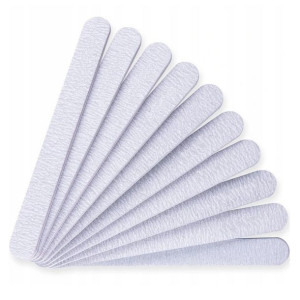 10x PILNIK prosty do paznokci zebra 100/180 10szt