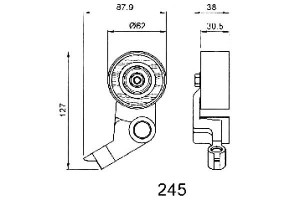 Rolka Paska Rozrządu Toyota 2,0d Japanparts