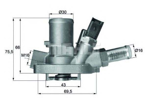 Termostat Fiat 80c Grande Punto 1,4 07- Behr