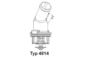 Termostat Vw 92c A4 A6 A8 3,0b Wahler